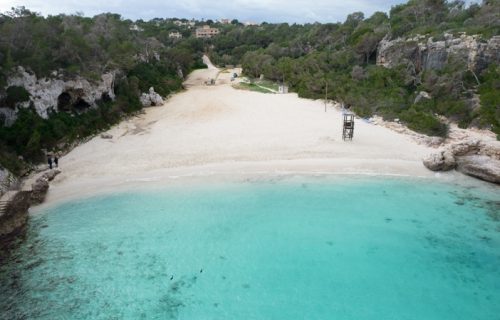 Playa de Cala Llombards en Santanyí