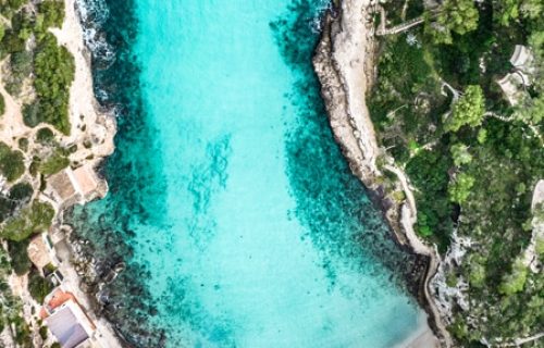 Playa de Cala Llombards en Santanyí