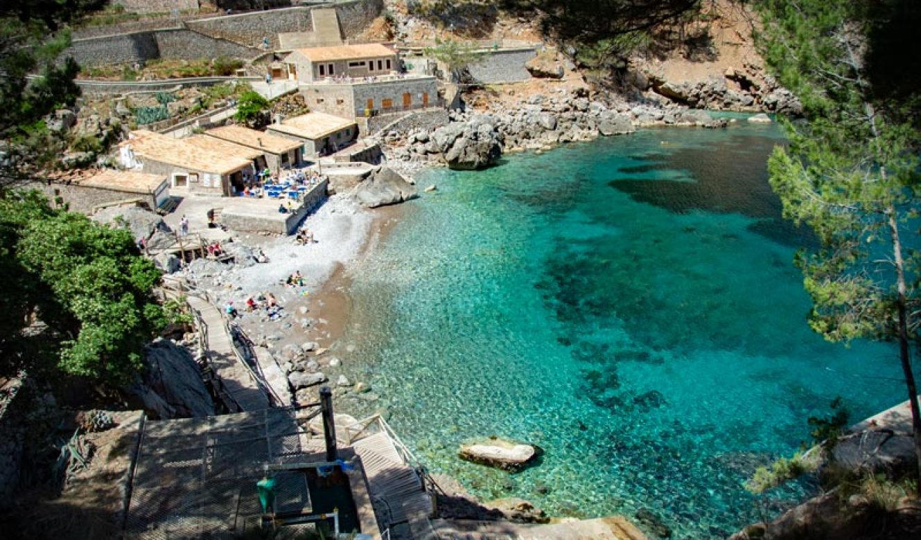 Cala de Sa Calobra en Escorca en Mallorca