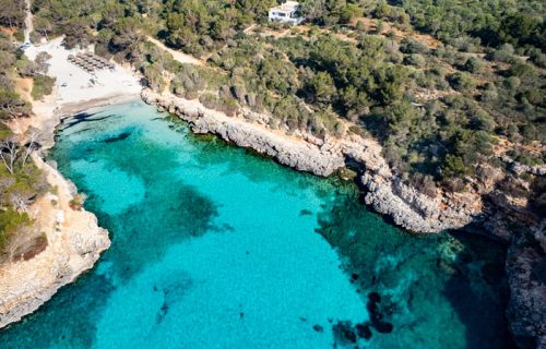 Foto aérea de Cala Sa Nau