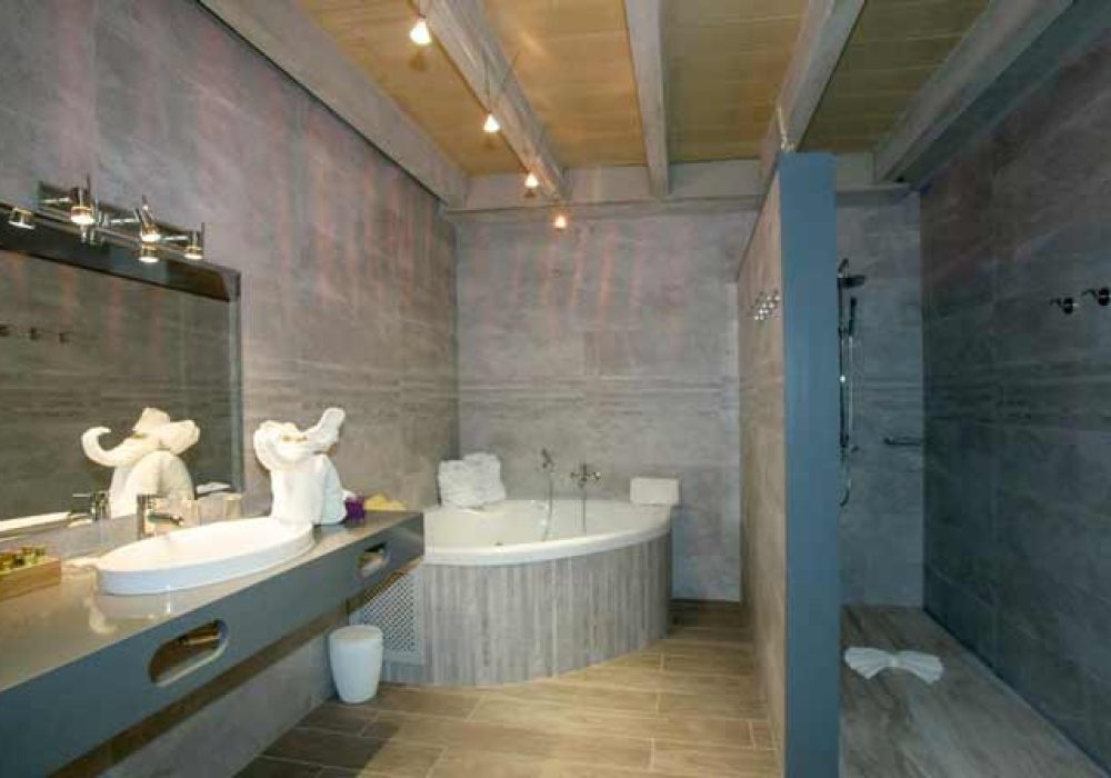 Uno de los cuartos de baño