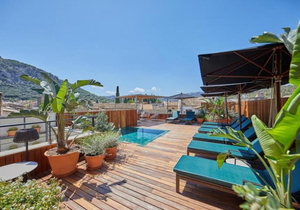 Solarium en Mon Boutique Hotel en Pollença