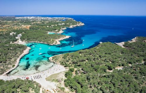 Parque Natural de Mondragó en Cala d'Or, con sus playas de arena blanca: Cala Mondragó, S'Amarador y Caló des Borgit