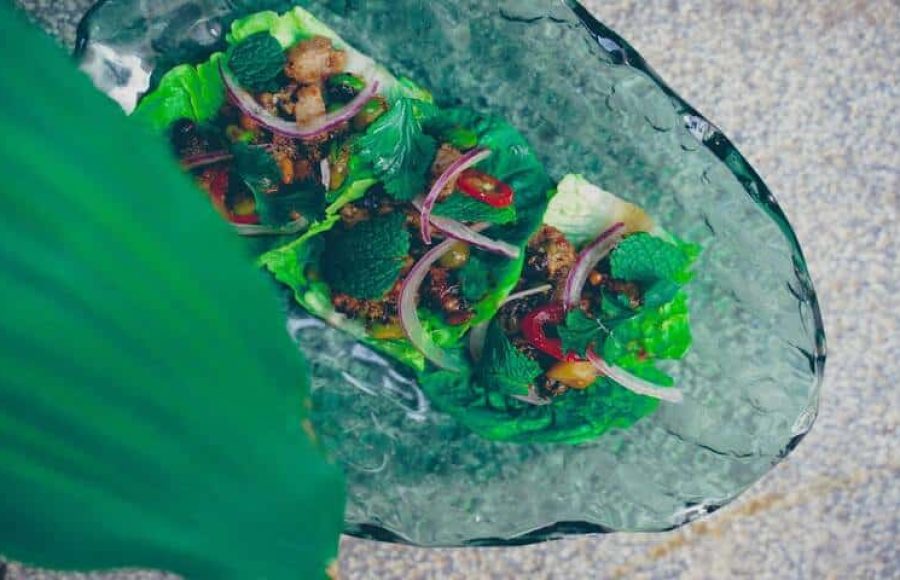 Tacos de secreto ibéric del Restaurante Botànic en Palma